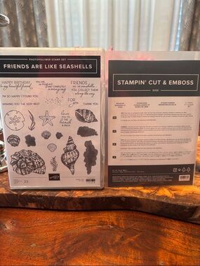 Stampin' Up! Seashells Photopolymer Stamp & Dies Bundle